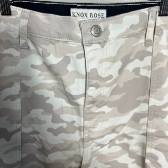 NWT Knox Rose Natural Camo Mid-Rise Ankle Skinny Pant Twill Size 18W - Picture 10 of 14